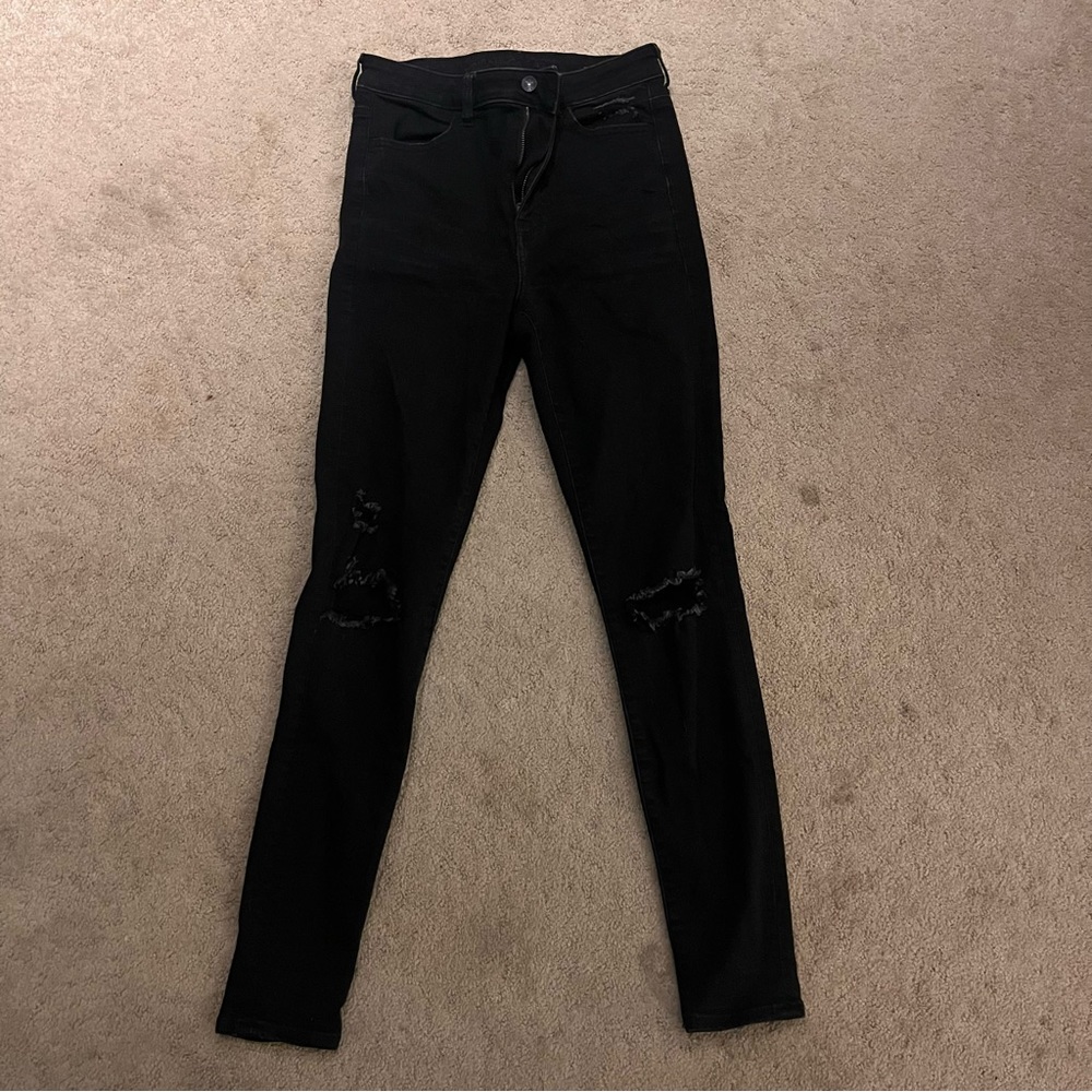 American Eagle Black Skinny Jeans